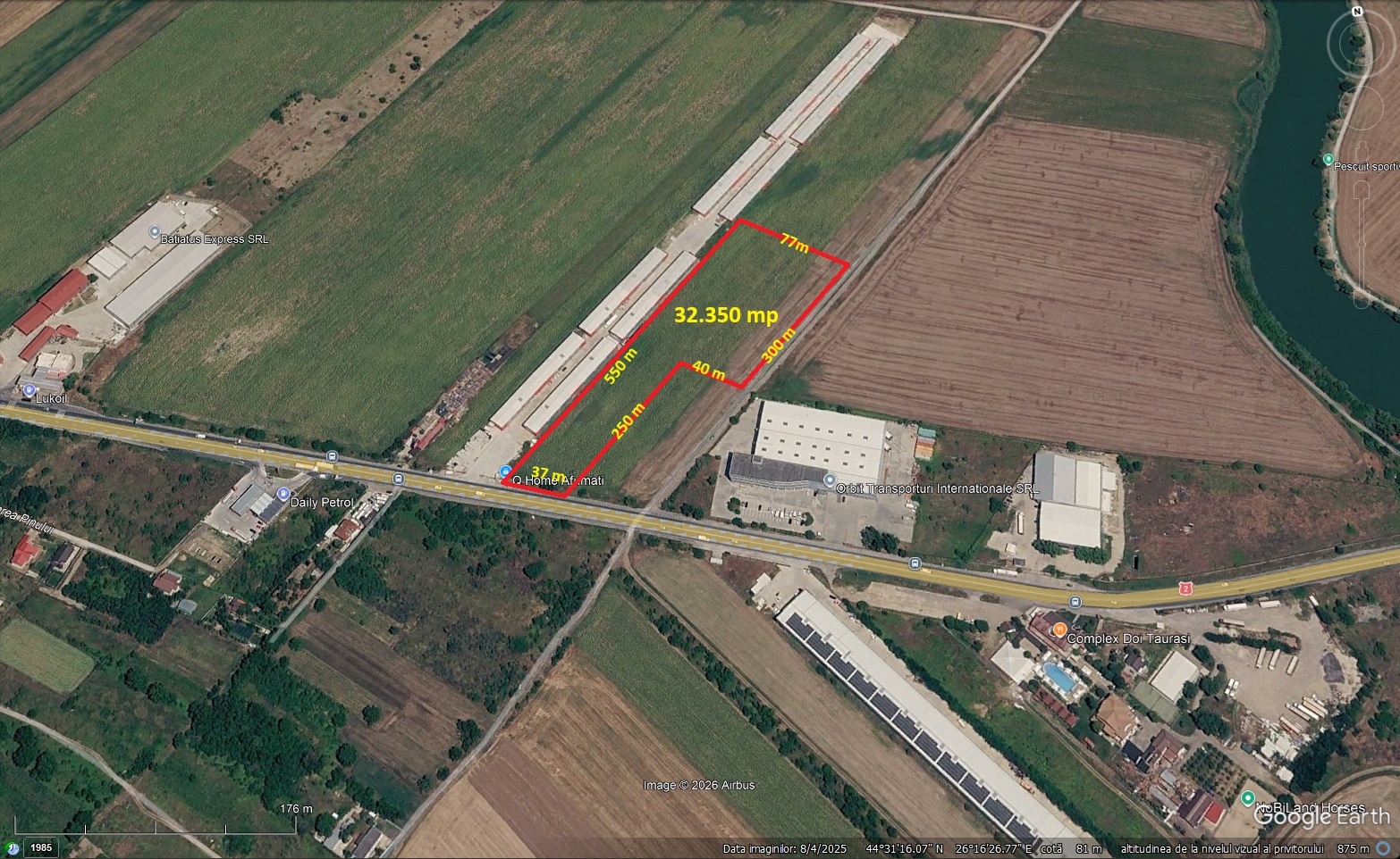 Teren AFUMATI DN 2 – 32.500 mp